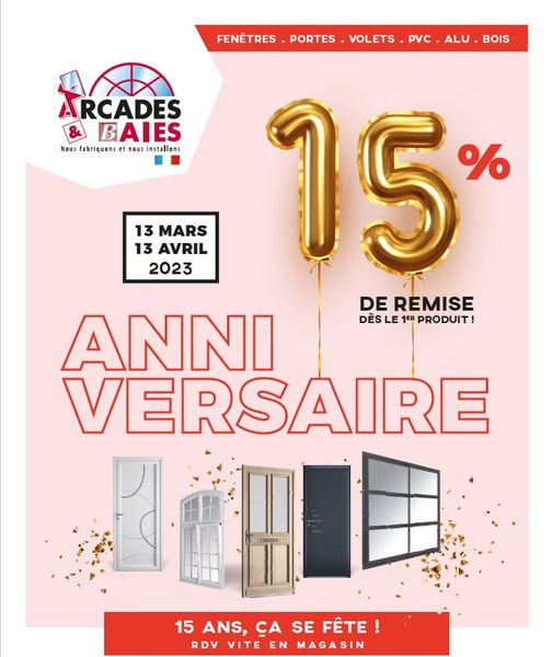 Opération promotion arcades et baies 2023 Opération promotion arcades et baies 2023